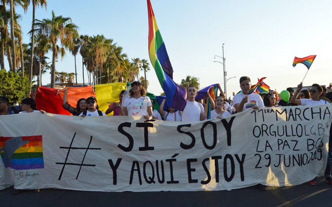 La comunidad LGBTTTI marcha en La Paz BCS Orgullo Gay